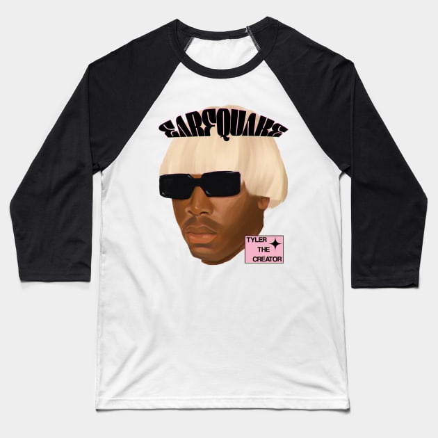 EARFQUAKE - Tyler The Creator Baseball T-Shirt by BONGwattitu